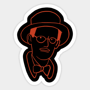 James Joyce Sticker